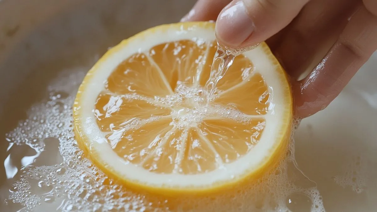 Aplicación del jugo de limón